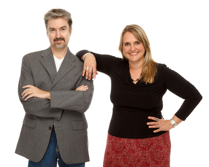 Drew Gerber and Michelle Tennant, founders of Wasabi Publicity, Inc.