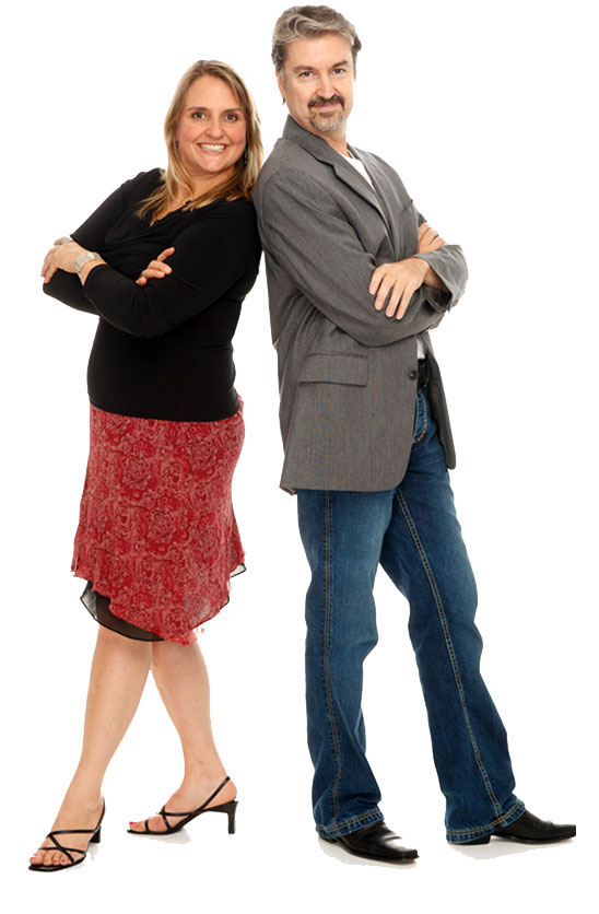 Drew Gerber and Michelle Tennant of Wasabi Publicity, Inc.